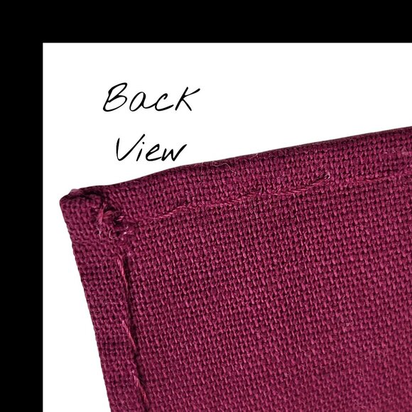 Vintage Hand Embroidered Linen Napkins Set of 4 – Floral Cottagecore Charm - Picture 6 of 8